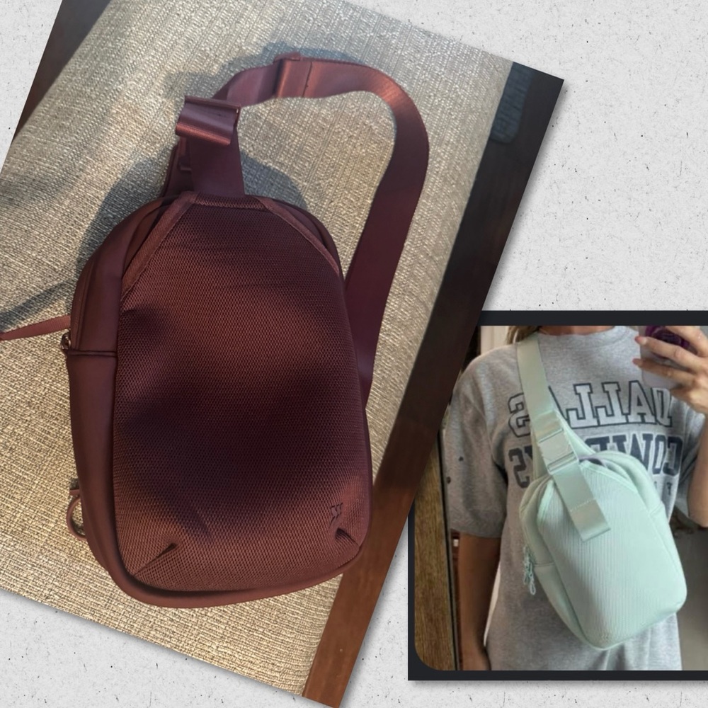 all in motion Sling Bag in Burgundy